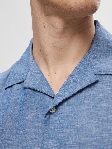SELECTED HOMME Comfort Fit Skjorte i blå