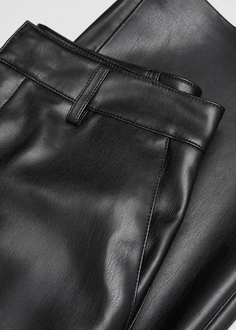 MANGO Lużny krój Spodnie 'Mali' w kolorze czarny