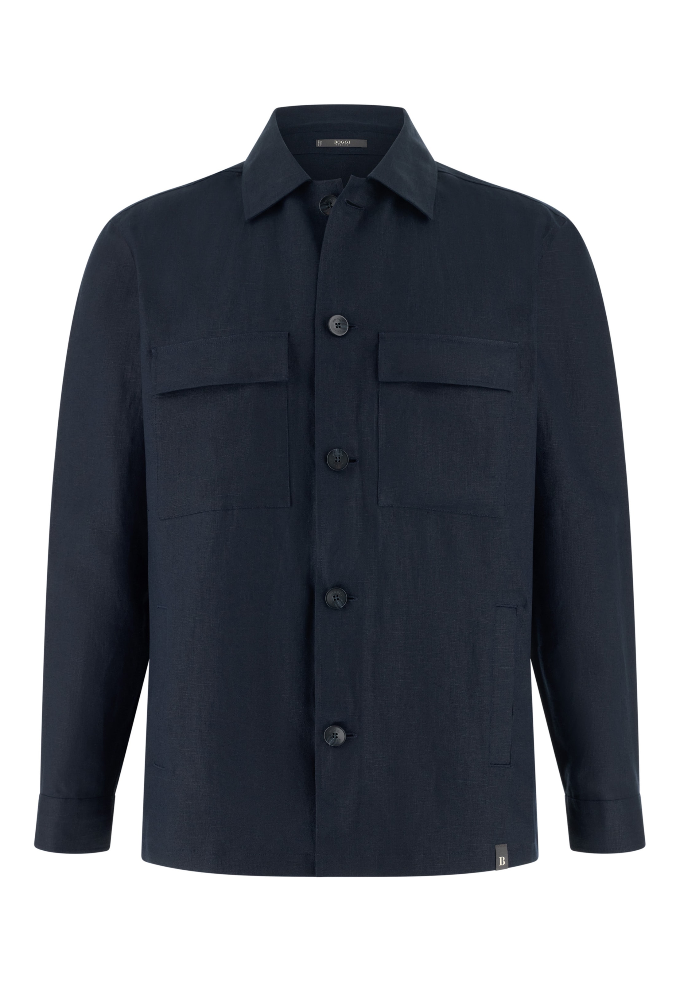 Boggi Milano Between-Season Jacket in Blue: front