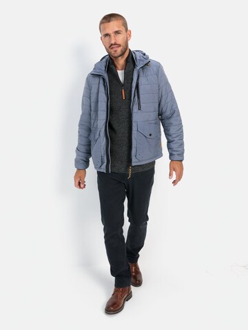 CAMEL ACTIVE Stepp-Blouson mit Kapuze in Blau