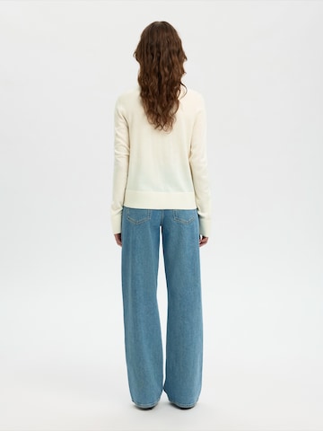 SELECTED Strickjacke 'SLFTHEA' in Beige