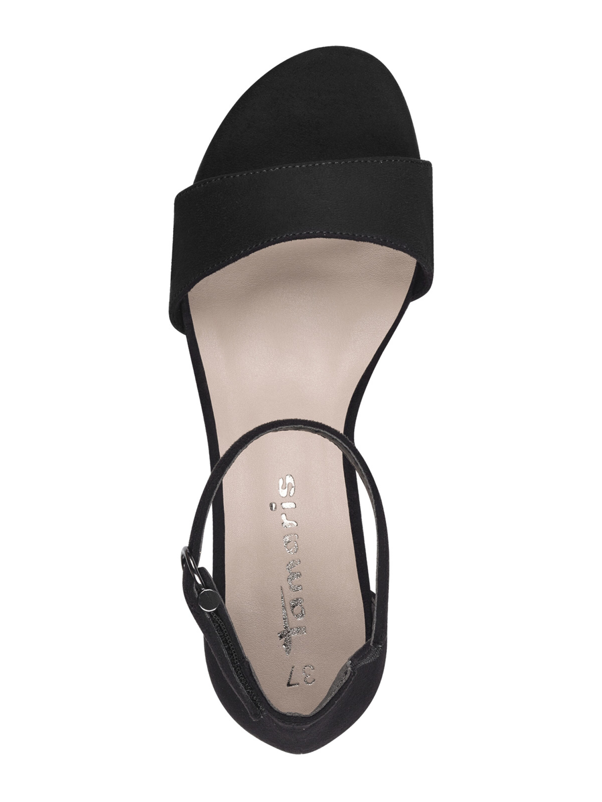 Tamaris Босоножки с ремешком в Черный