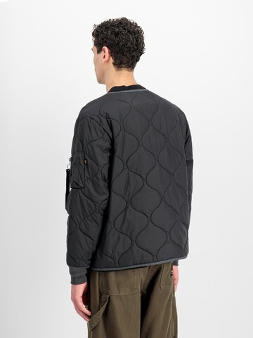 ALPHA INDUSTRIES Jacke 'Q-1' in Schwarz: Rückseite