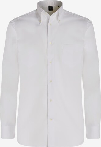 Boggi Milano Regular fit Риза в бяло: отпред