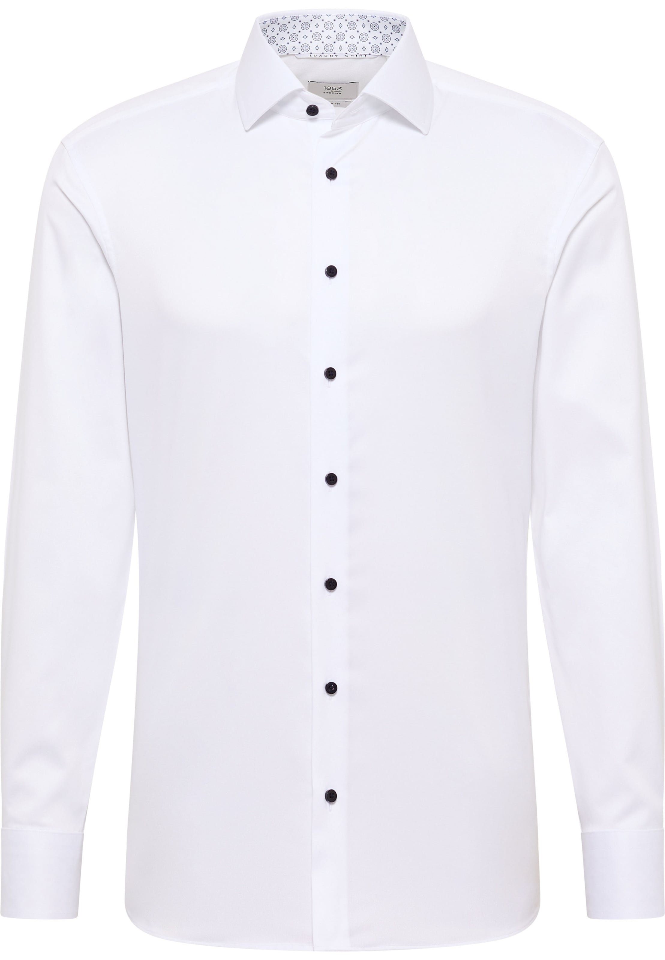 ETERNA Slim fit Business Shirt in White: front