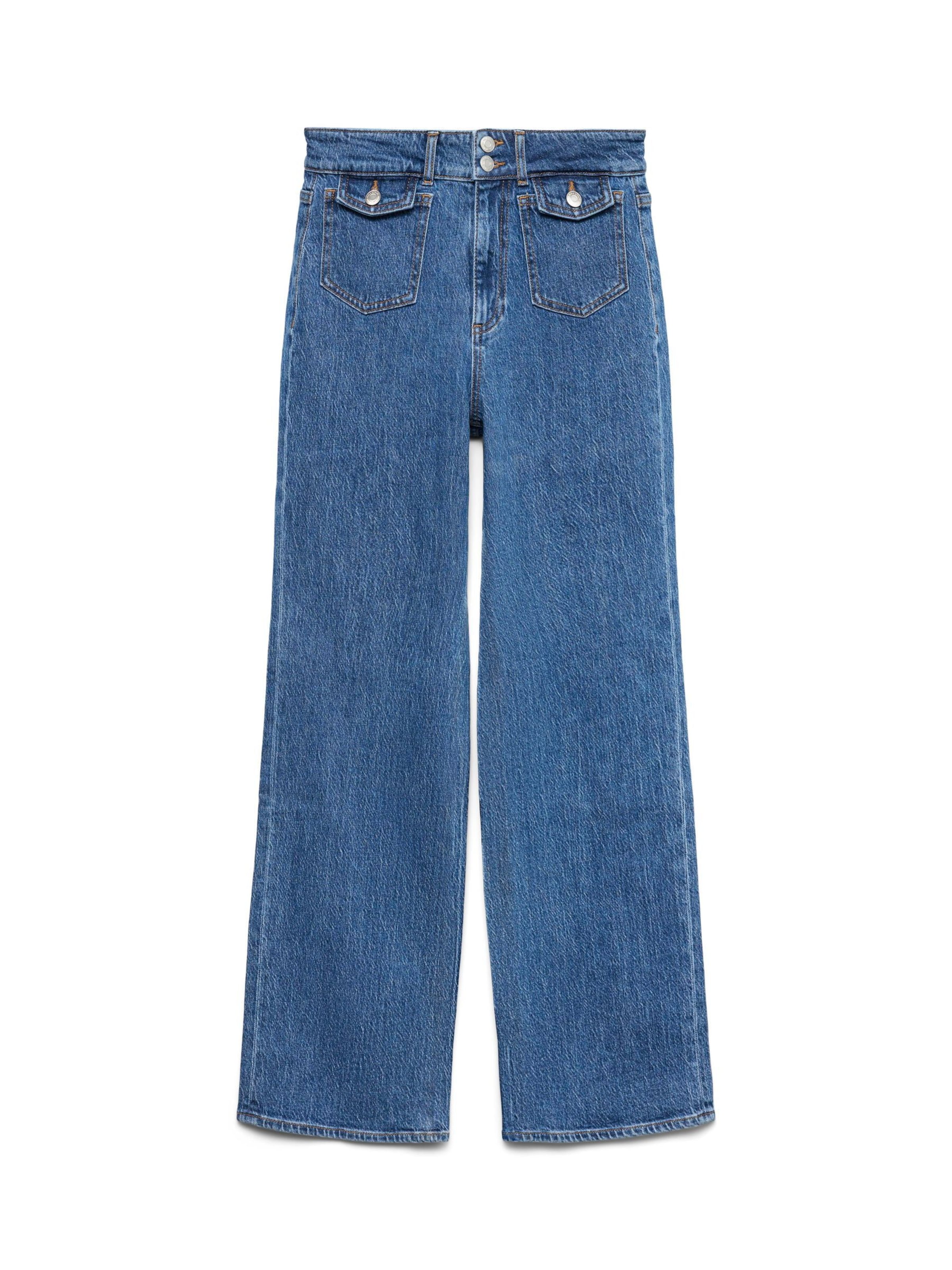 VERO MODA Baggy Jeans 'VMTESSA' i blå: forside