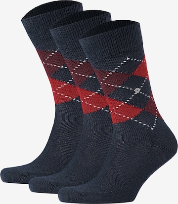 BURLINGTON Socks 'PRESTON' in Blue: front