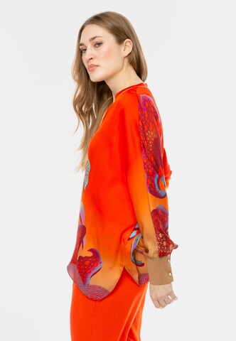 IVI collection Tunikabluse 'Paradise Flower' in Rot