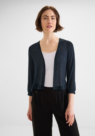 STREET ONE Knit Cardigan in Blue: front