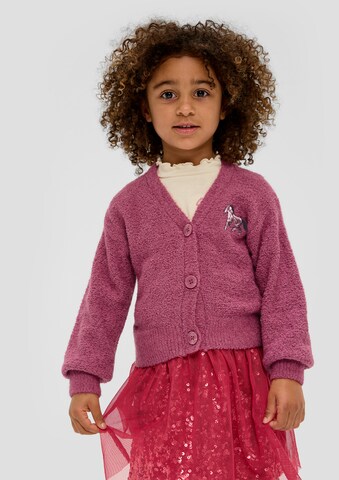 s.Oliver Knit Cardigan in Pink: front