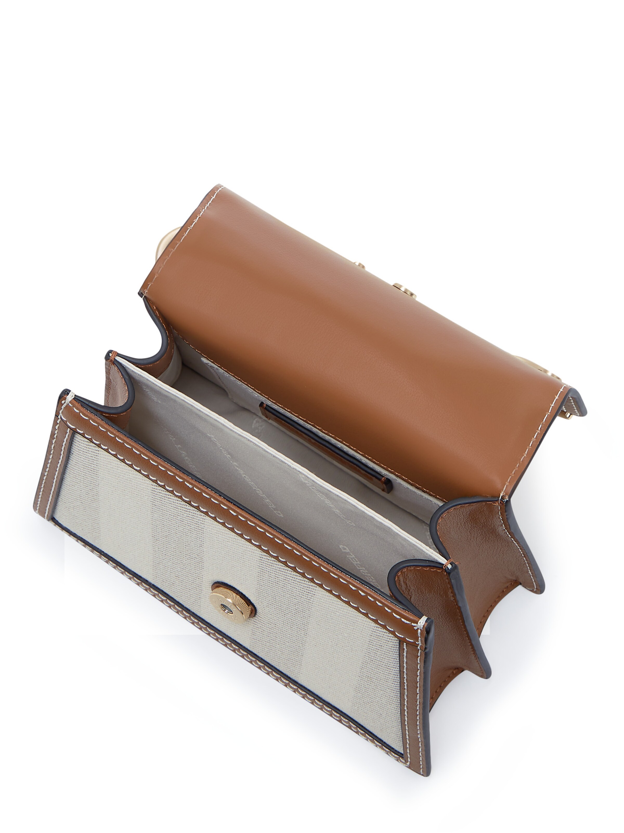 Karl Lagerfeld Válltáska ' SIGNATURE STRIPED ' - bézs