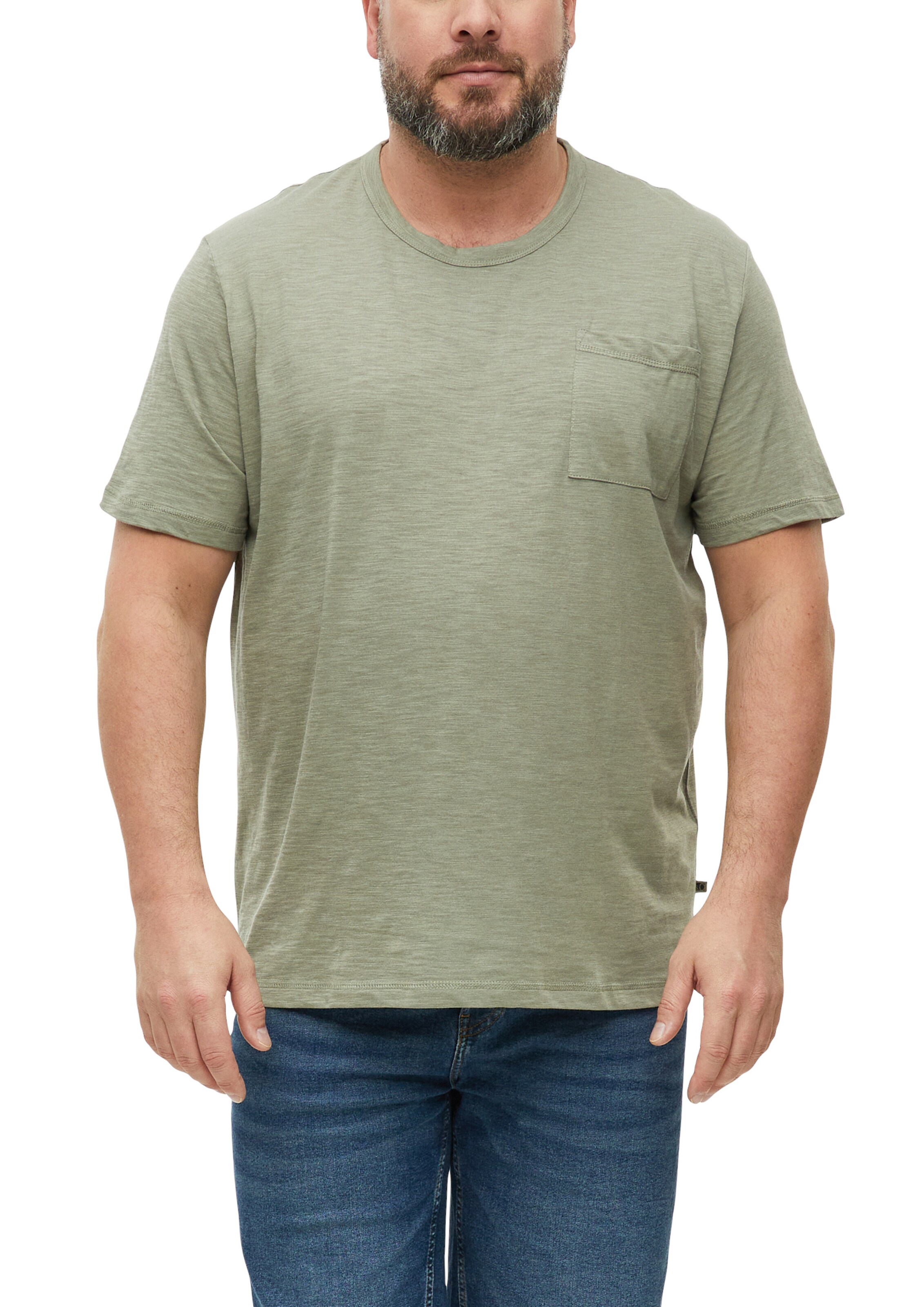 s.Oliver Men Big Sizes Shirt in Green