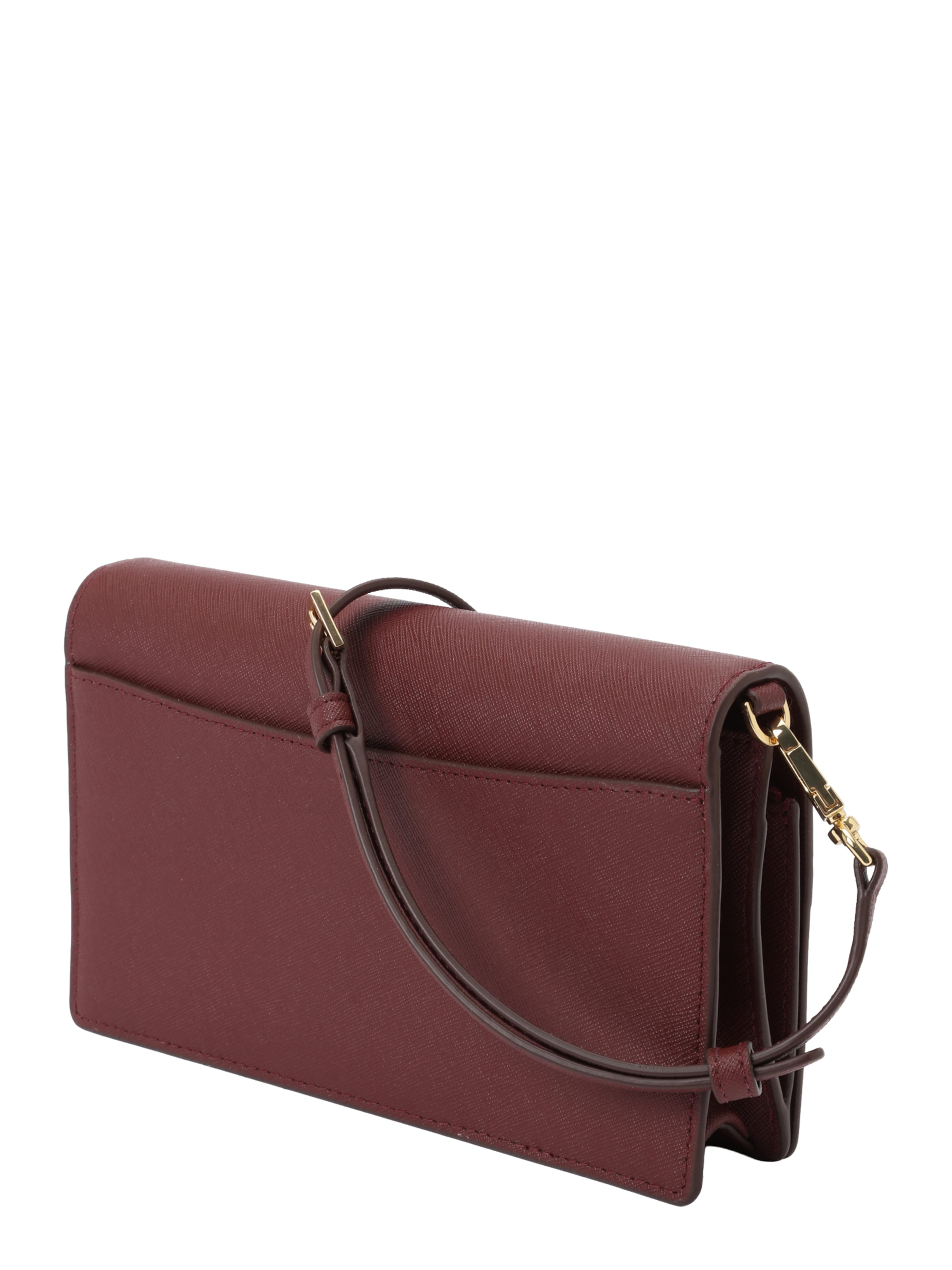 DKNY - Bolso de hombro en rojo: lado