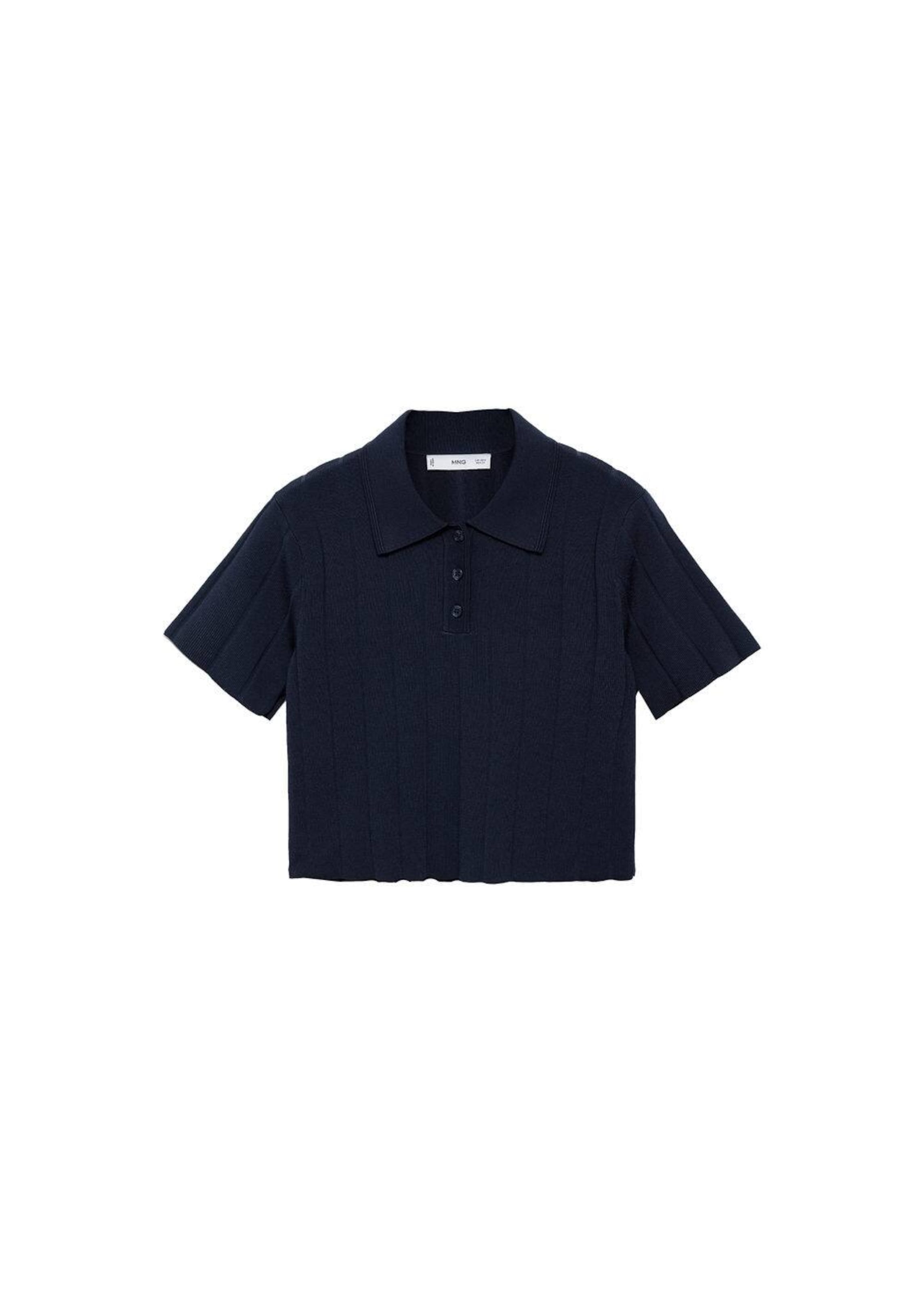 MANGO Sveter 'Tablao' - Modrá: predná strana