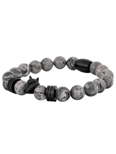 Akitsune Bracelet 'Obsidius' in mottled grey, Item view