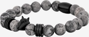 Akitsune Bracelet 'Obsidius' in Grey: front