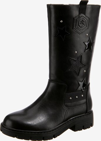 Lumberjack Rubber Boots in Black: front