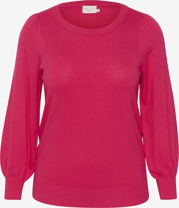 KAFFE CURVE Sweater 'Miana ' in Pink: front