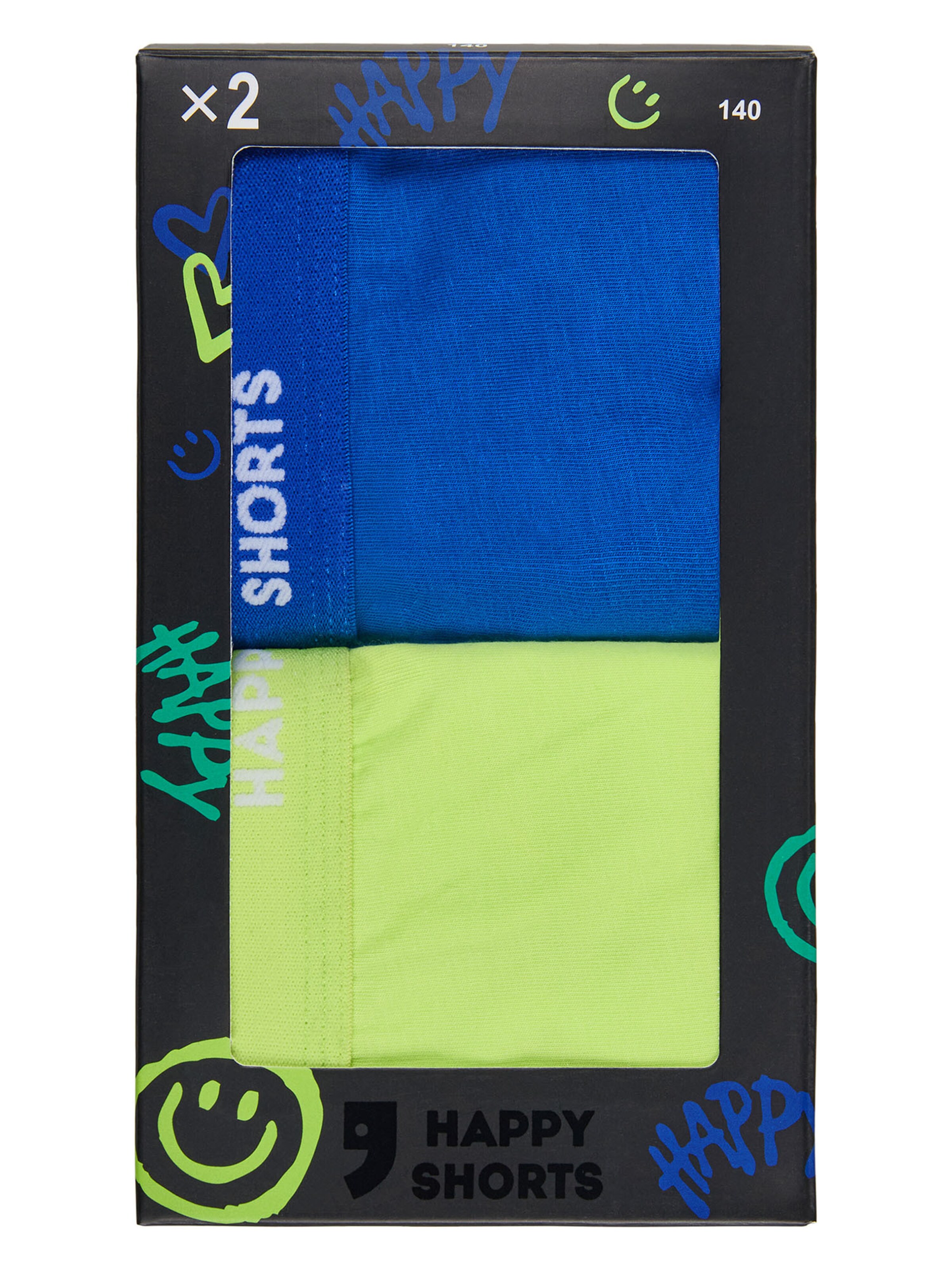 Happy Shorts Onderbroek 'Neon' in Blauw