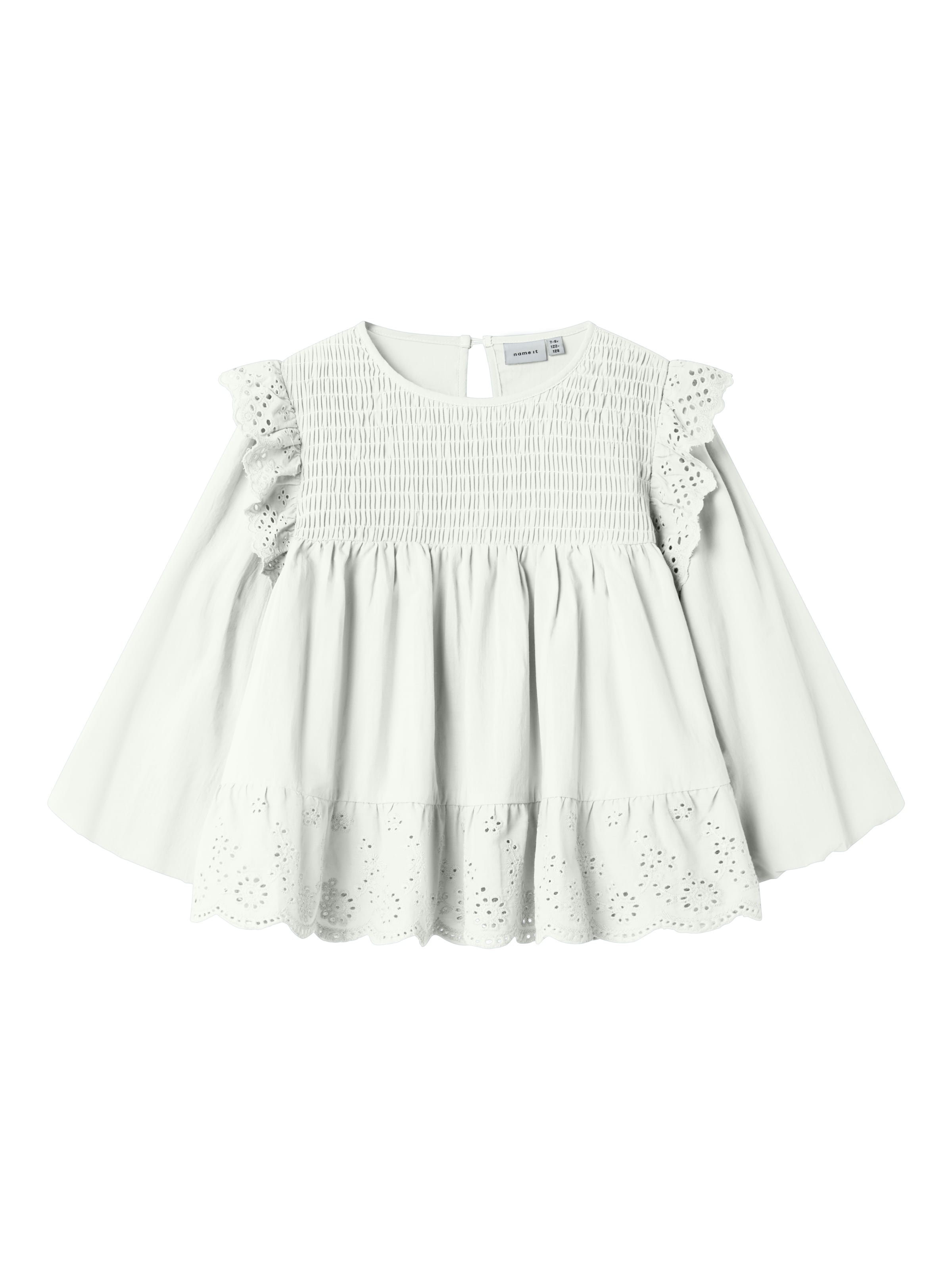 NAME IT Μπλούζα 'NKFFITORA' σε λευκό: μπροστά