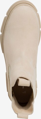 TAMARIS Chelsea boots in Beige