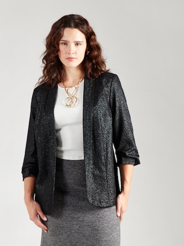 Blazer 'PCBOSELLA' PIECES Curve en noir : devant