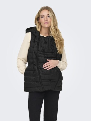 Only Maternity - Chaleco en negro: frente