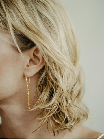 Orecchini 'The Branchlet' di Les Reines in oro