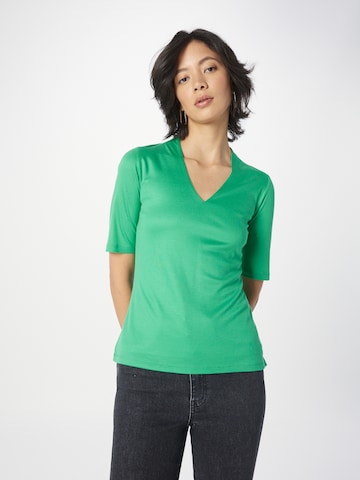 s.Oliver BLACK LABEL Shirt in Groen: voorkant