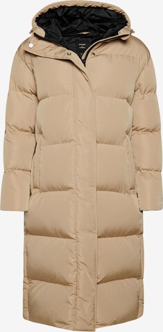 Manteau d’hiver Superdry en beige : devant