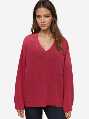 Hiccup Oversized trui in Rood: voorkant