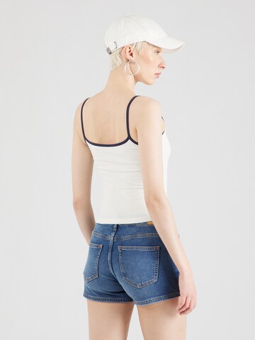 Superdry - Top 'Essential' en blanco
