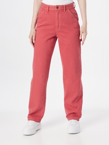 Cotton On Wide leg Jeans in Rood: voorkant