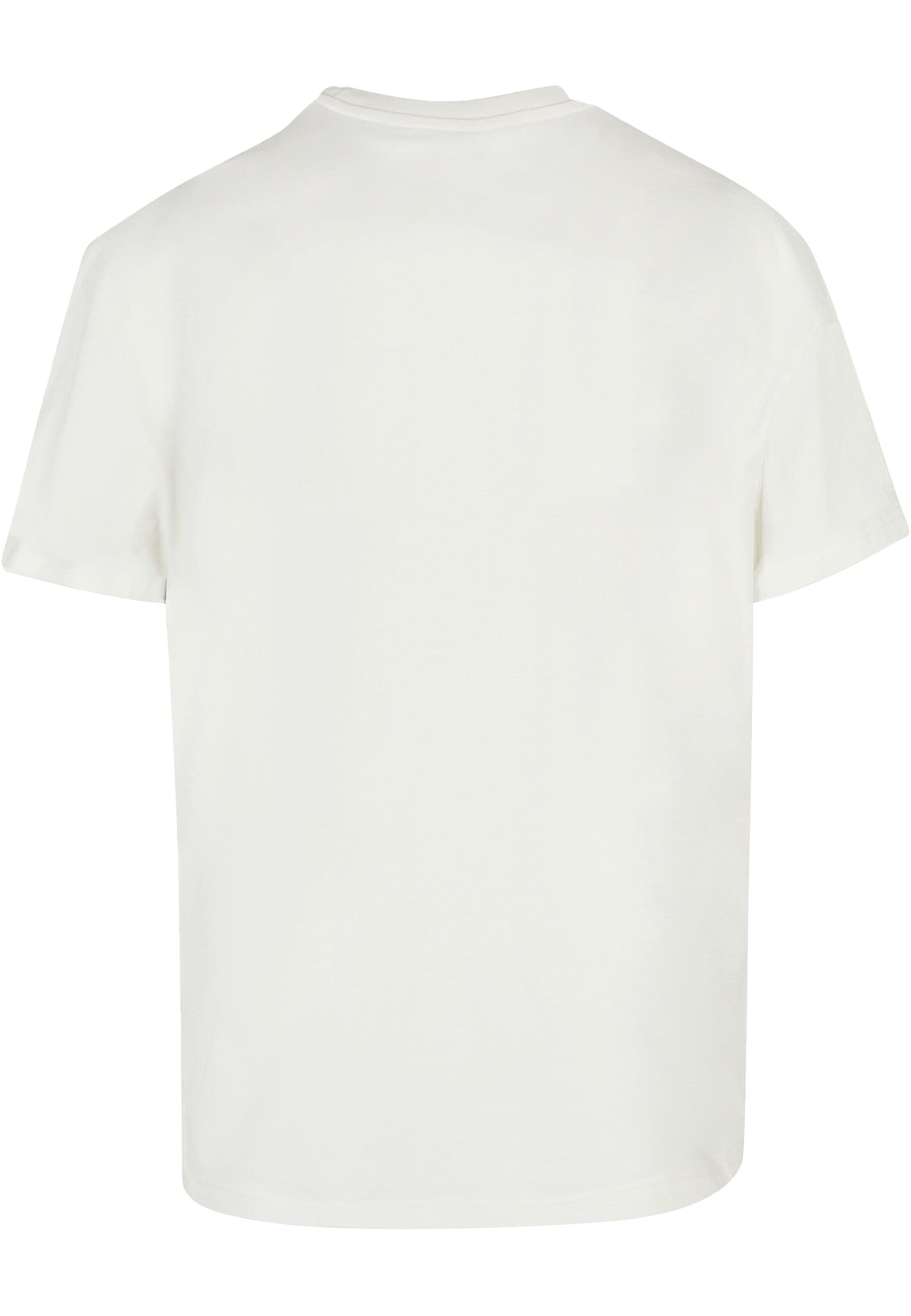 Maglietta 'Blurred Flowers' di Lost Youth in bianco