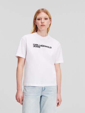 KARL LAGERFELD JEANS Shirts i hvid: forside