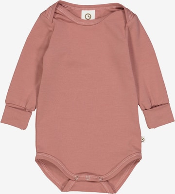 Barboteuse / body Müsli by GREEN COTTON en rose : devant