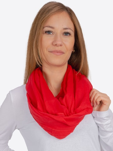 Seasons of April Schal 'Carina Uni' in Rot