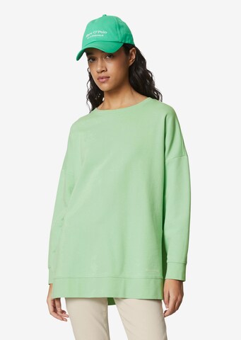 Sweat-shirt Marc O'Polo en vert : devant