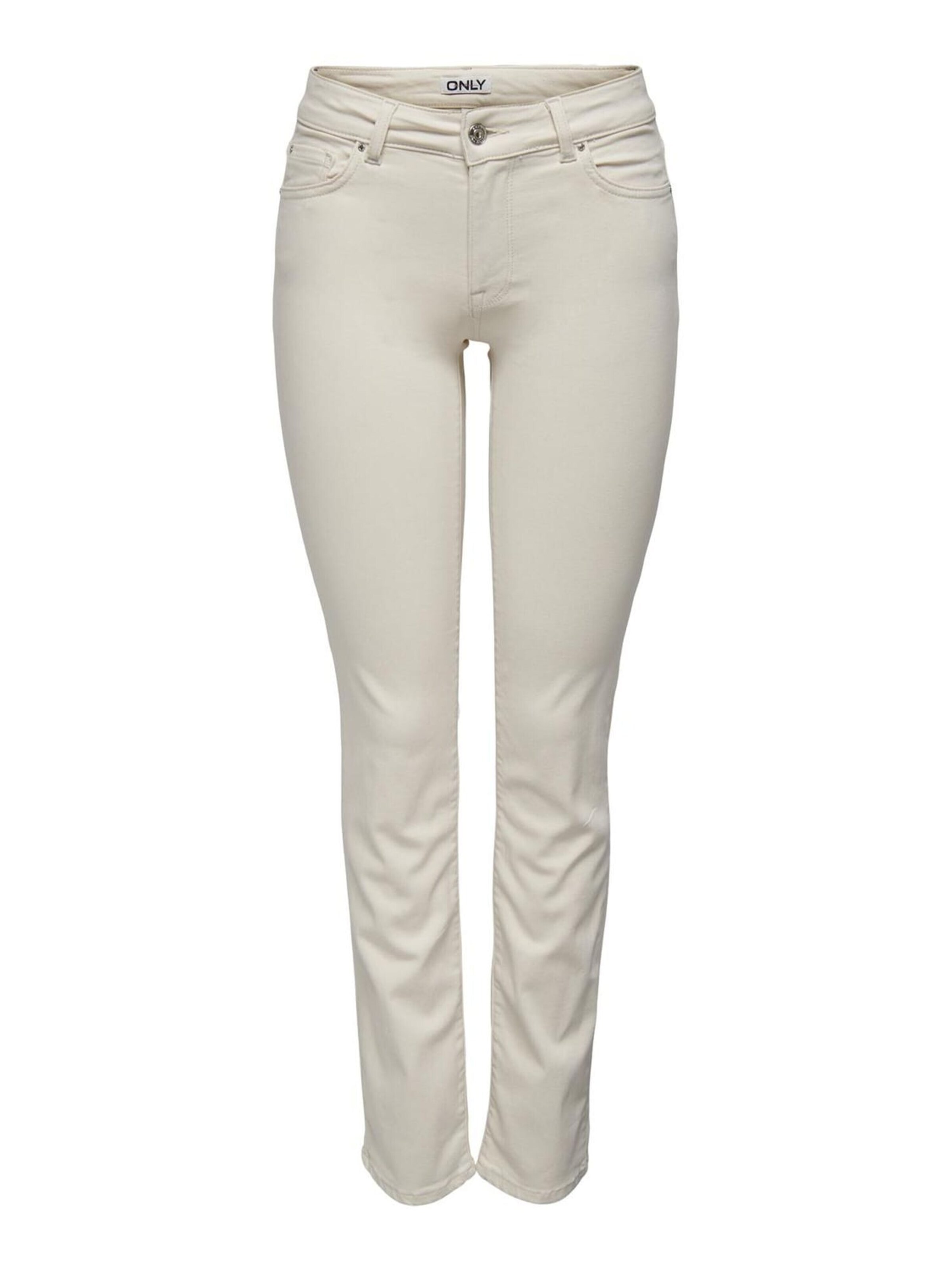 ONLY Baggy Jeans 'Alicia' in Beige: voorkant