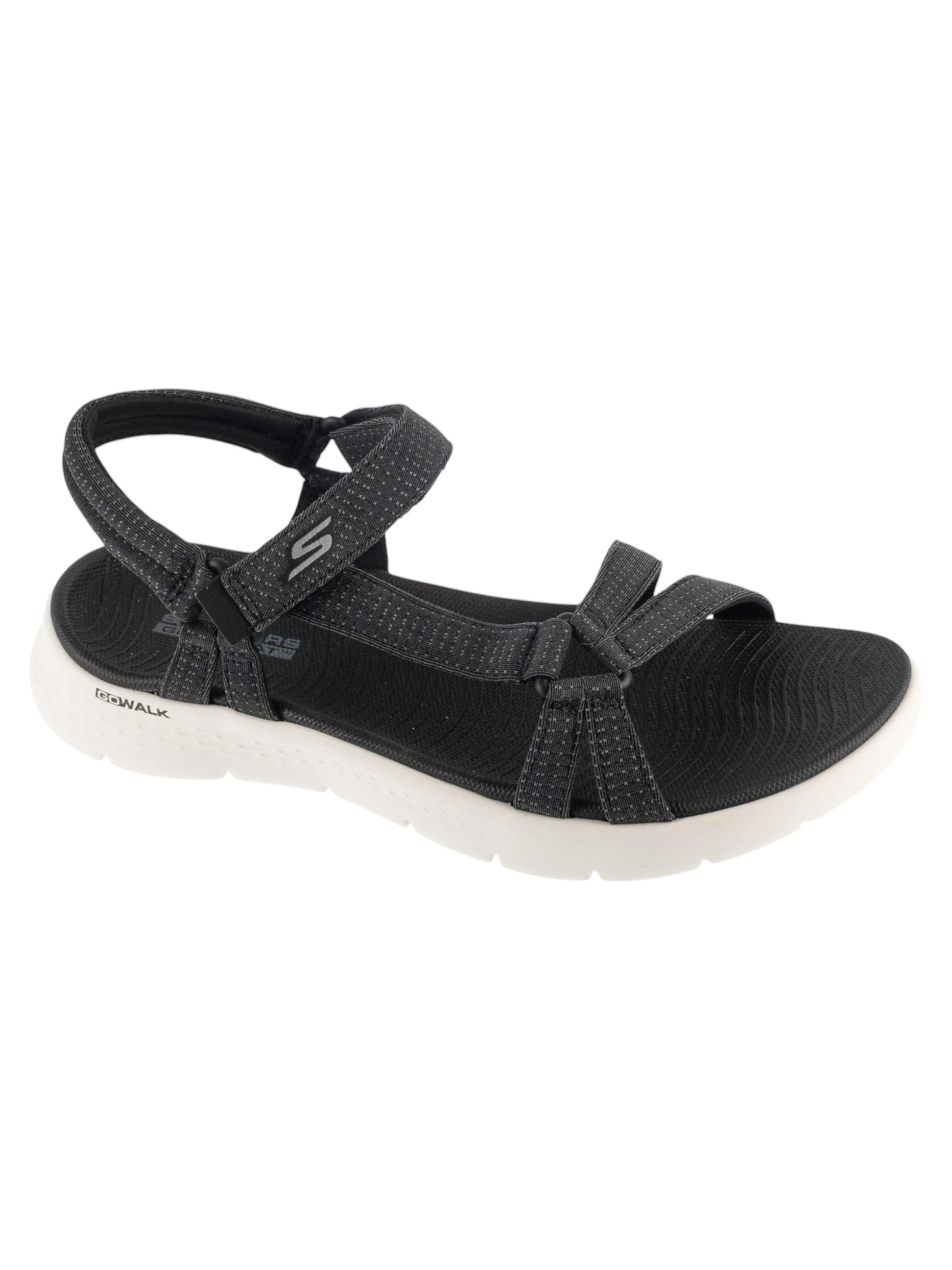 Sandales 'Skechers Go Walk Flex Sandal - Sublime' SKECHERS en noir : devant