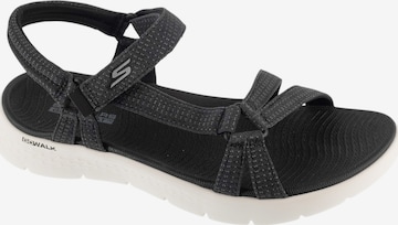 Sandales 'Skechers Go Walk Flex Sandal - Sublime' SKECHERS en noir : devant