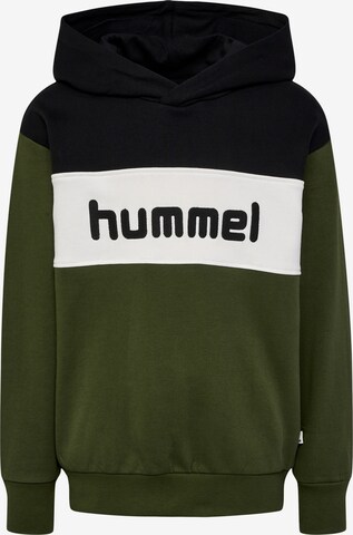 Hummel Sweatshirt 'Morten' in Green: front