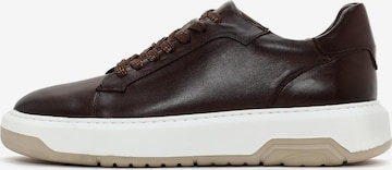 Sneaker bassa di Derimod in marrone: frontale