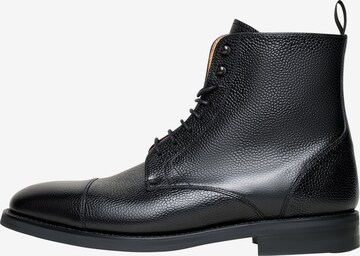 Henry Stevens Lace-Up Boots 'Winston CDB' in Black