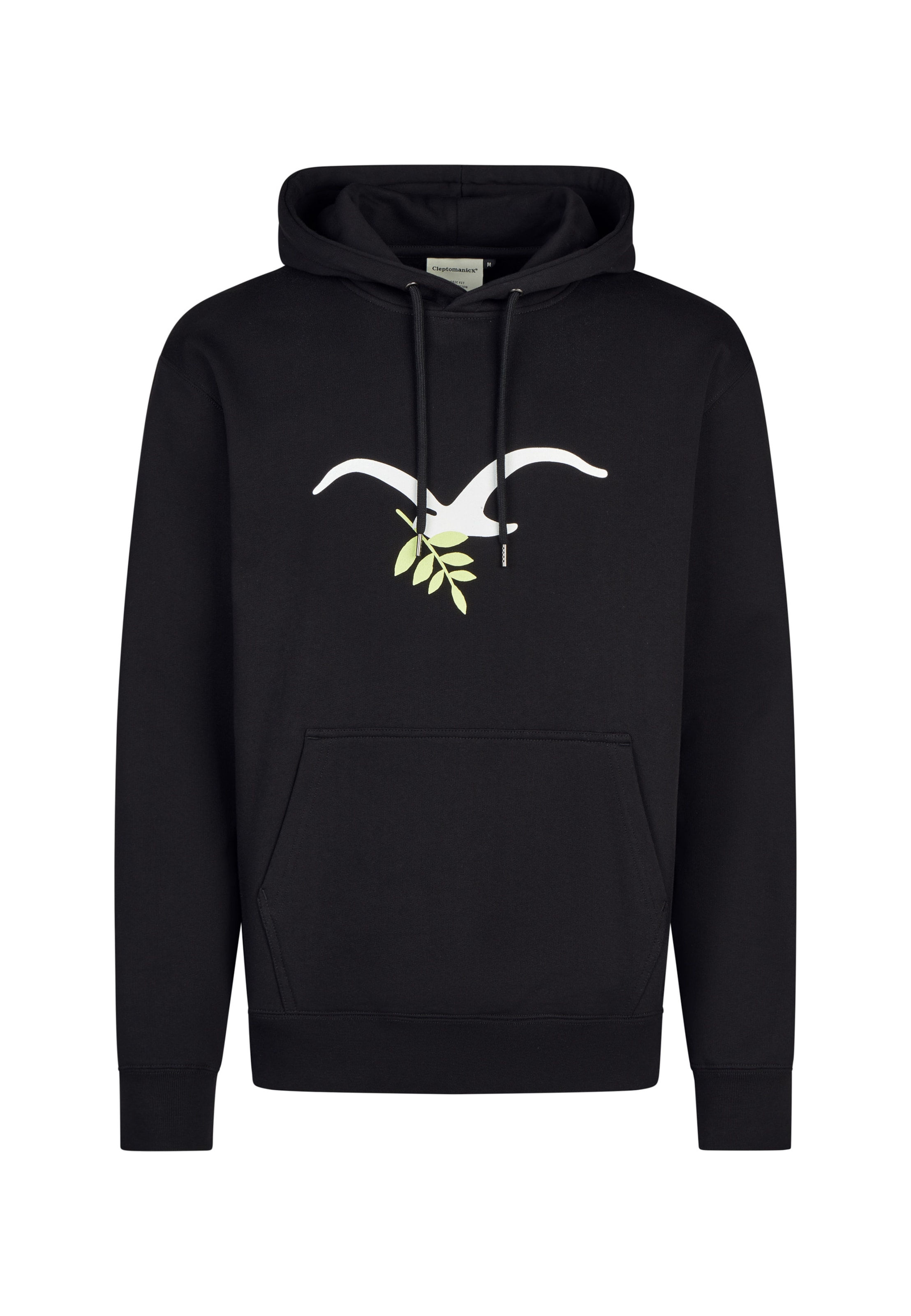 Cleptomanicx Sweatshirt 'Peace' in Black: front