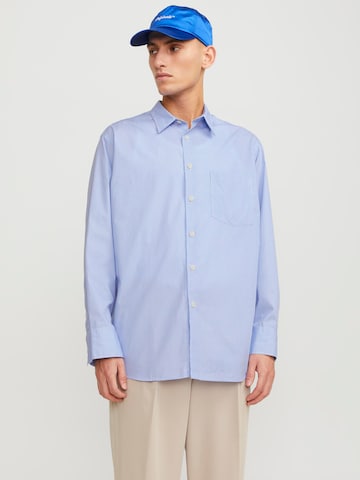JACK & JONES Comfort fit Overhemd 'Bill' in Blauw: voorkant
