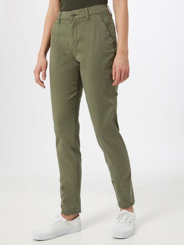 Coupe slim Pantalon chino s.Oliver en vert : devant