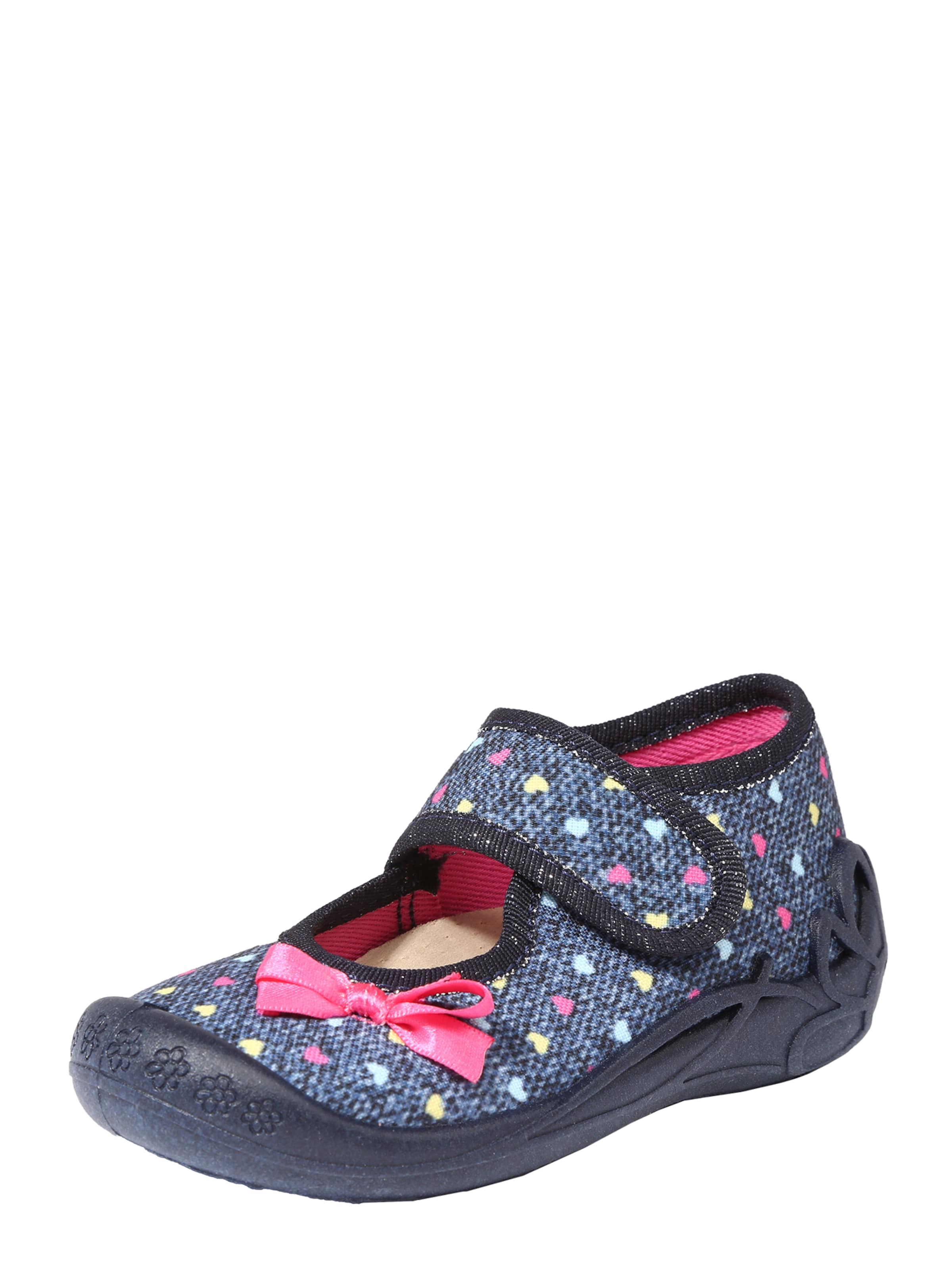 BECK Flats 'Little Loop' in Blue: front