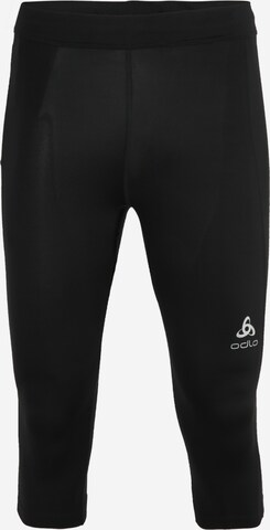 ODLO Skinny Sports trousers in Black: front