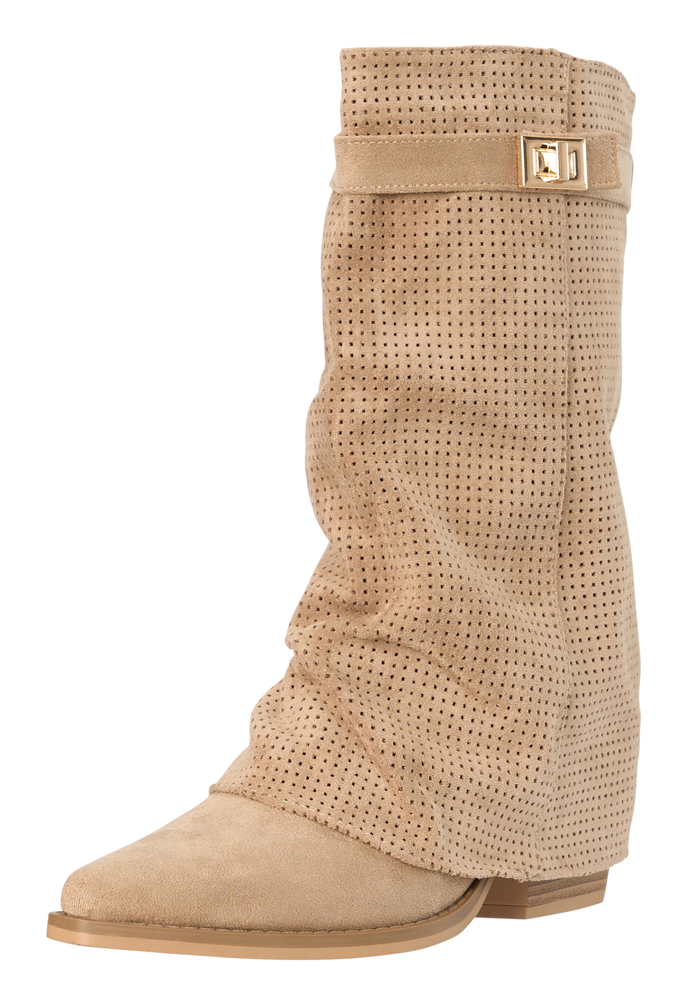 Salinyang Støvler i beige: forside